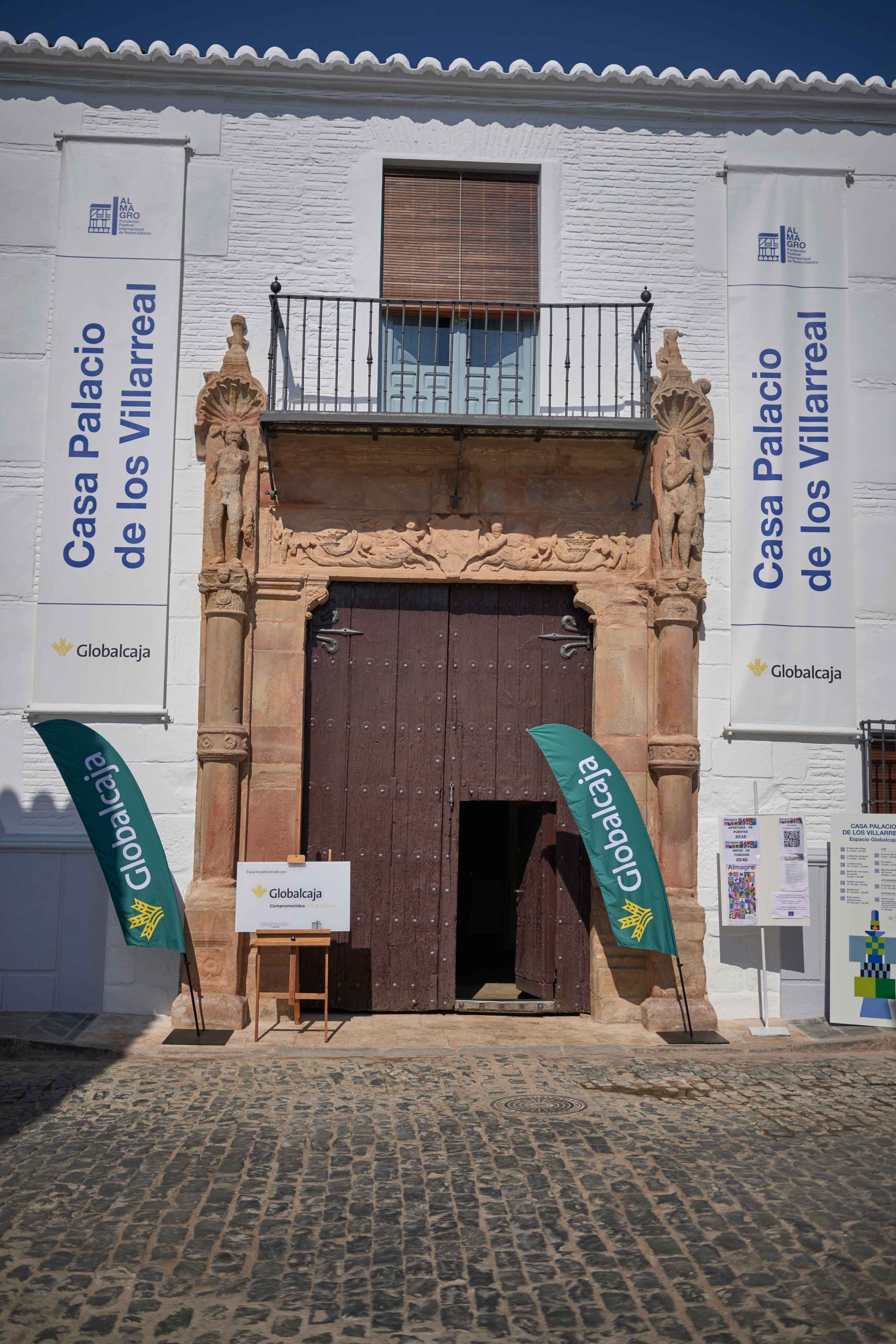 Casa Palacio de los Villareal convertido en Espacio Globalcaja durante el Festival de Almagro