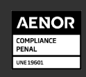 Logo certificado compliance penal AENOR