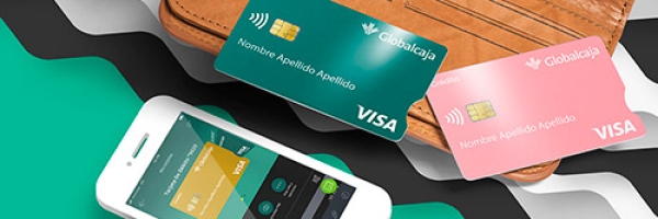 tarjetas de credito visa colores globalcaja